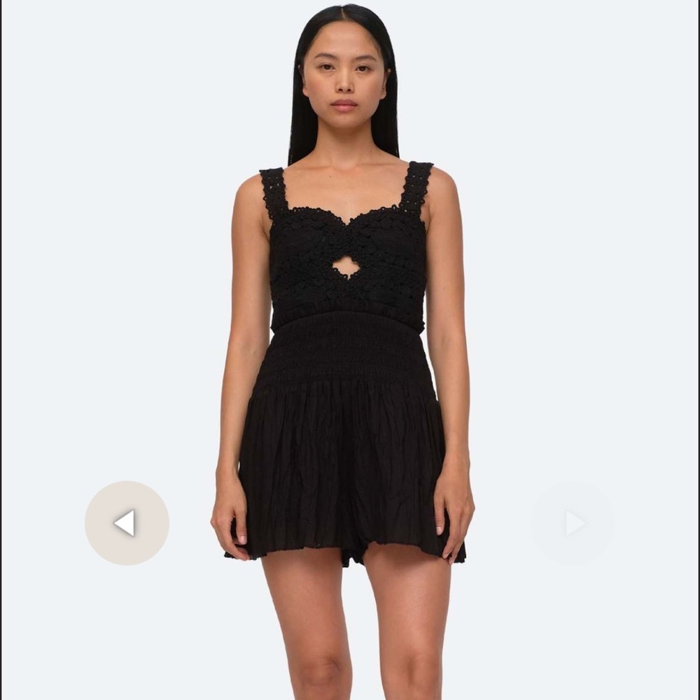 SEA New York Camilla Pleating Romper